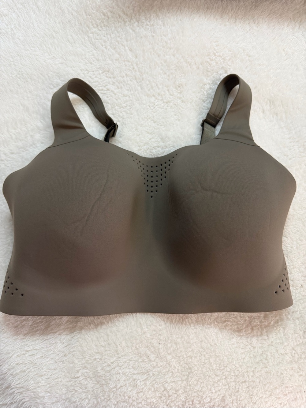 Victorias Secret VSX Featherweight Max High Impact Sports Bra NWT 36DDD Brown
